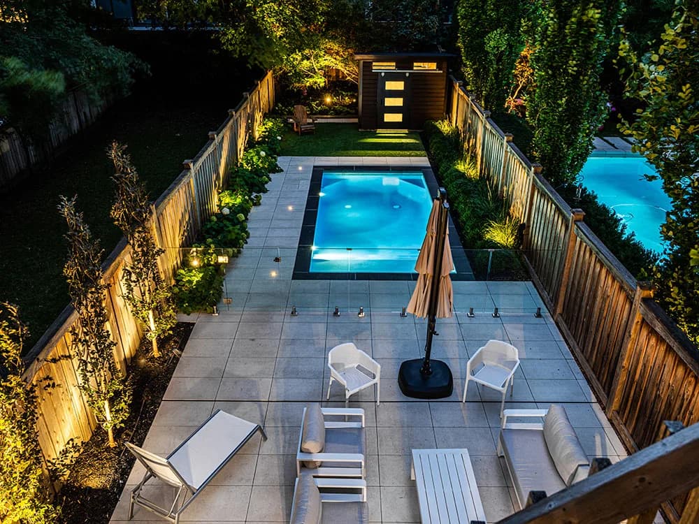 Backyard Pool Terrace